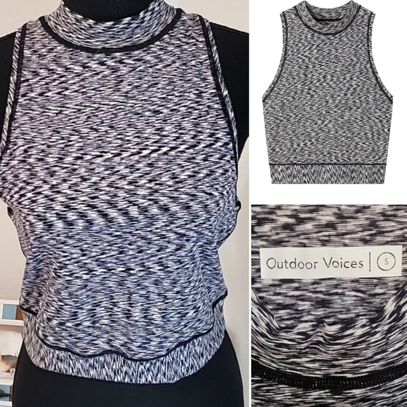 Outdoor Voices Tops - 🆕️ Outdoor Voices Circuit Mock Crop Tank